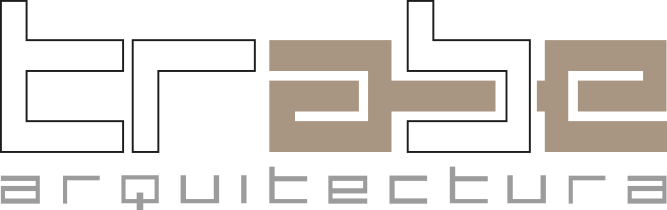 Logotipo del estudio de arquitectura Trabe en A Estrada
